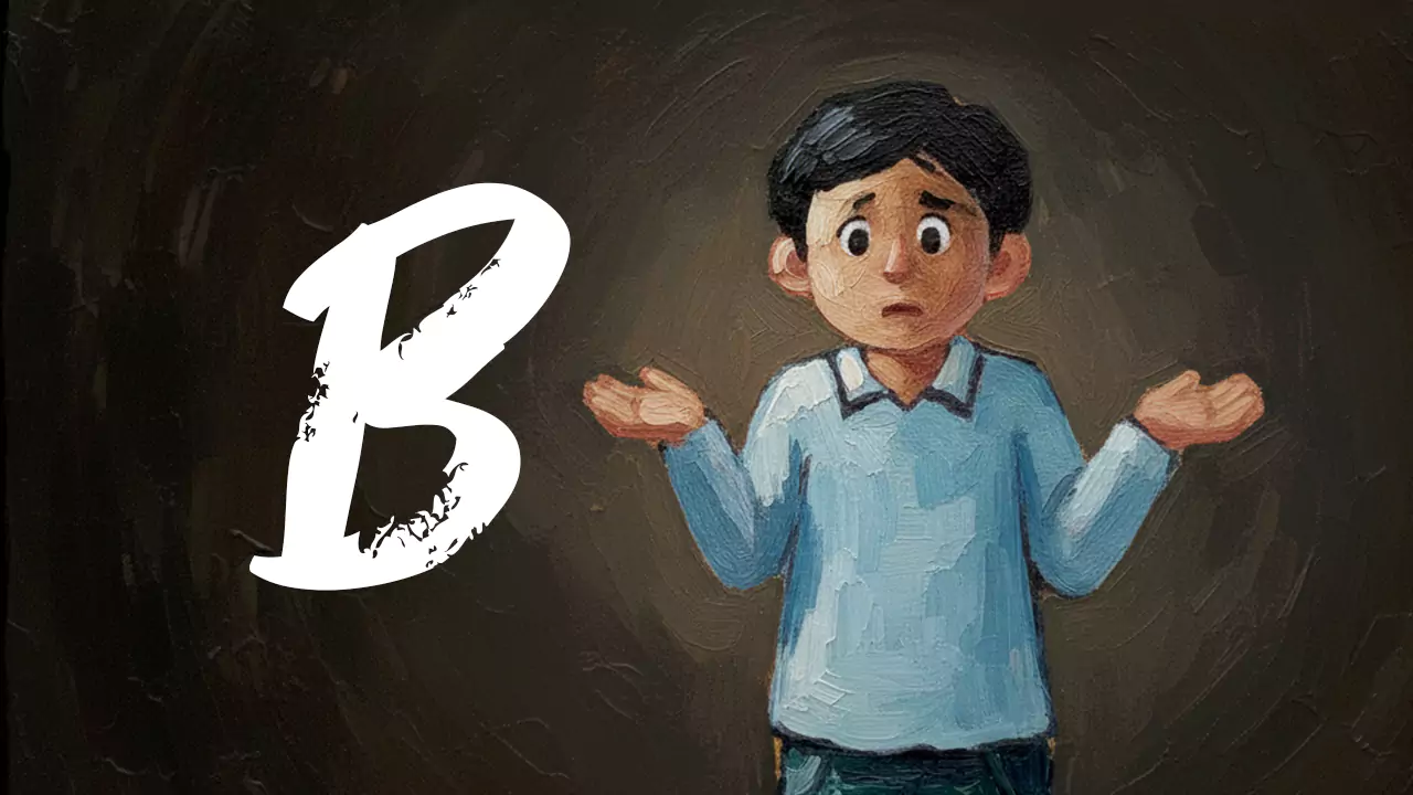 person B that never responding to greeting